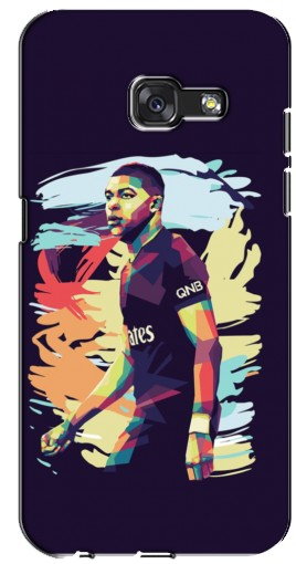 Силиконовый чехол с изображением «ART Mbappe» для Samsung Galaxy A3 2017 / A320 / A320F