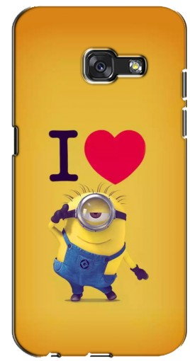 Чехол с принтом «I Love Minion» для Samsung Galaxy A3 2017 / A320 / A320F