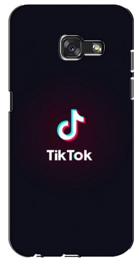 Чехол с печатью «TikTok темный»  для Samsung Galaxy A3 2017 / A320 / A320F