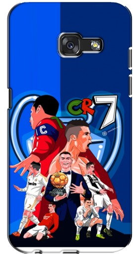 Чехол с печатью «CR7»  для Samsung Galaxy A7 2017 / A720 / A720F