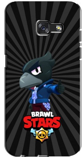 Силиконовый чехол с изображением «Crow Brawl Stars» для Samsung Galaxy A7 2017 / A720 / A720F