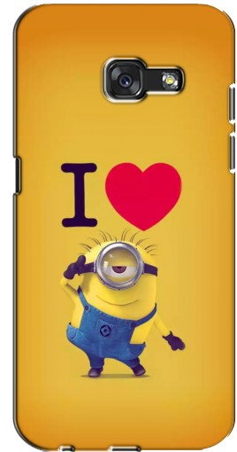 Чехол с принтом «I Love Minion» для Samsung Galaxy A7 2017 / A720 / A720F