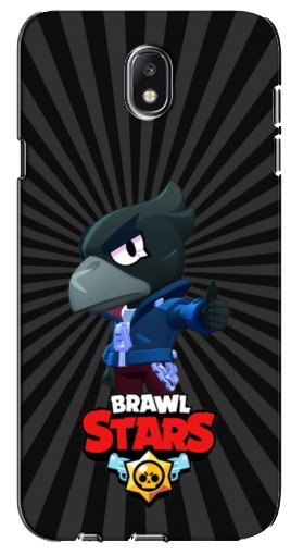 Чехол с печатью «Crow Brawl Stars»  для Samsung Galaxy J7 2017 (J730F европейская версия)