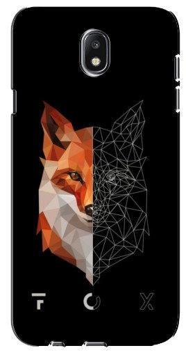 Силиконовый чехол с изображением «Fox» для Samsung Galaxy J7 2017 (J730F европейская версия)