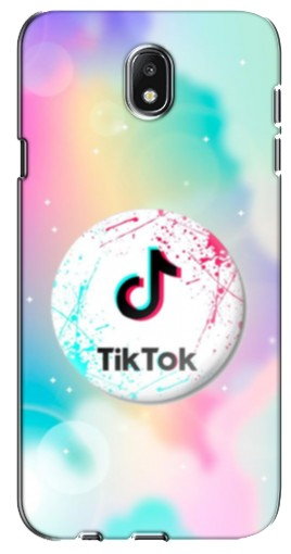 Силиконовый чехол с изображением «TikTok принт» для Samsung Galaxy J7 2017 (J730F европейская версия