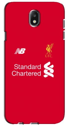 Силиконовый чехол с изображением «Форма Liverpool» для Samsung Galaxy J5 2017, (J530F европейская ве