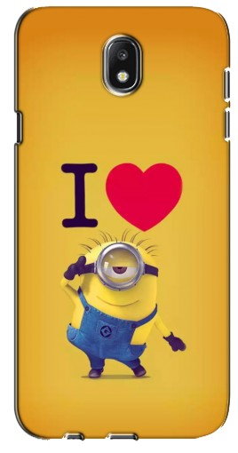 Силиконовый чехол с изображением «I Love Minion» для Samsung Galaxy J5 2017, (J530F европейская верс