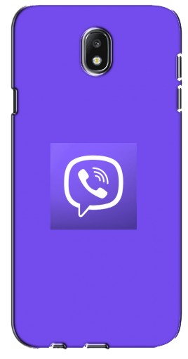 Чехол с принтом «Лого Viber» для Samsung Galaxy J5 2017, (J530F европейская версия)