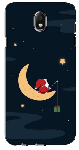 Чехол с принтом «Санта на луне» для Samsung Galaxy J5 2017, (J530F европейская версия)