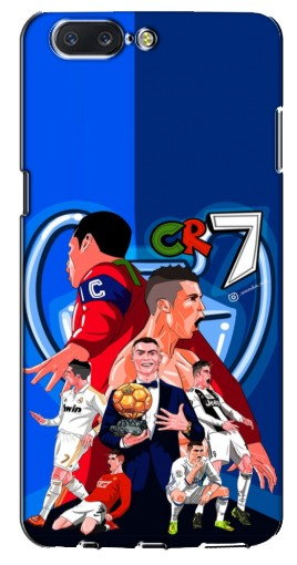 Силиконовый чехол с изображением «CR7» для OnePlus 5