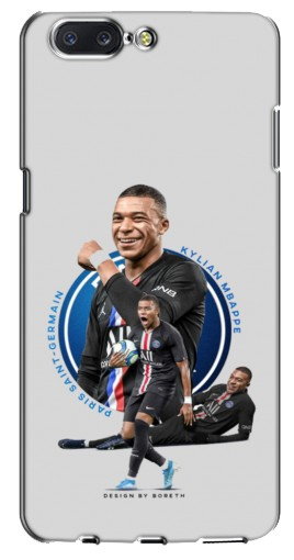 Силиконовый чехол с изображением «Kylian Mbappe» для OnePlus 5