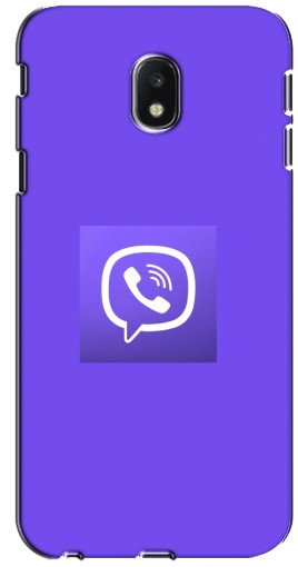 Чехол с картинкой «Лого Viber» для Samsung Galaxy J3 2017 (J330FN европейская версия)