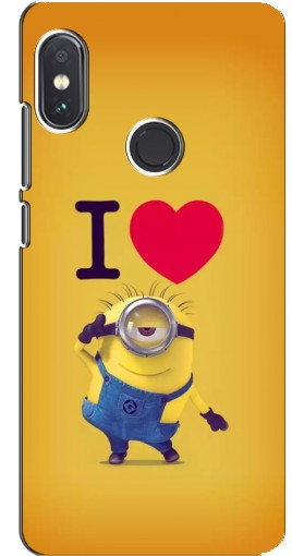 Чехол с печатью «I Love Minion»  для Xiaomi Redmi Note 5