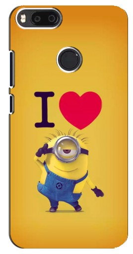 Чехол с печатью «I Love Minion»  для Xiaomi Mi A1/ Mi 5X