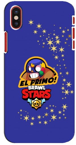 Чехол с принтом «El Primo в маске» для iPhone X