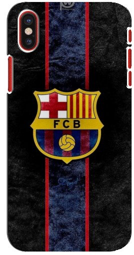 Чехол с картинкой «FCB» для iPhone X