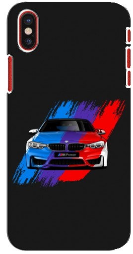 Чехол с принтом «Красочный BMW» для iPhone X