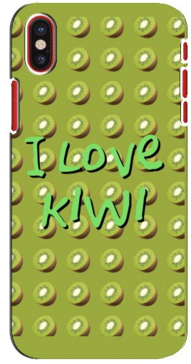 Чехол с картинкой «Love Kiwi» для iPhone X