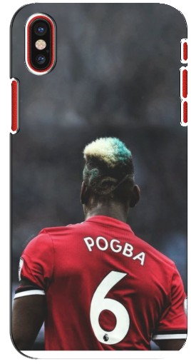 Силиконовый чехол с изображением «Pogba 6» для iPhone X