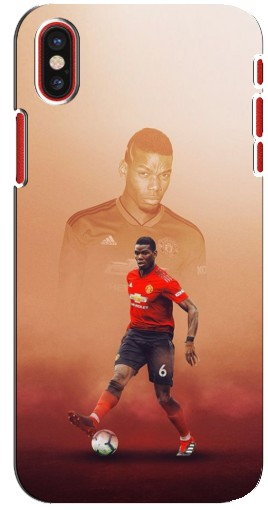 Чехол с картинкой «Pogba с Манчестера» для iPhone X