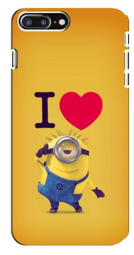 Чехол с печатью «I Love Minion»  для iPhone 8 Plus