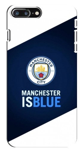 Чехол с принтом «Manchester is Blue» для iPhone 8 Plus