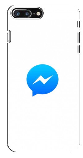 Чехол с печатью «messenger logo»  для iPhone 8 Plus