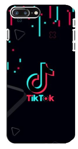 Силиконовый чехол с изображением «Стиль TikTok» для iPhone 8 Plus