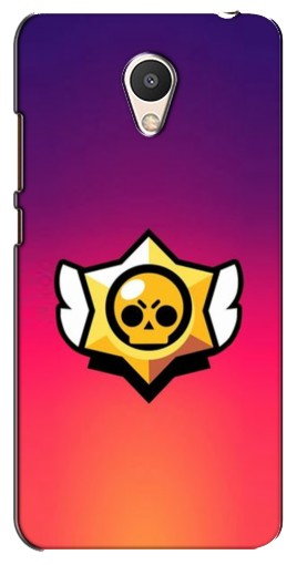 Чехол с картинкой «Логотип Brawl Stars» для Meizu M6