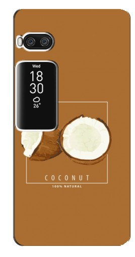 Силиконовый чехол с изображением «Coconut» для Meizu Pro 7