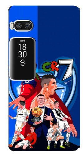 Силиконовый чехол с изображением «CR7» для Meizu Pro 7