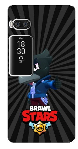 Чехол с картинкой «Crow Brawl Stars» для Meizu Pro 7