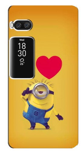 Чехол с картинкой «I Love Minion» для Meizu Pro 7