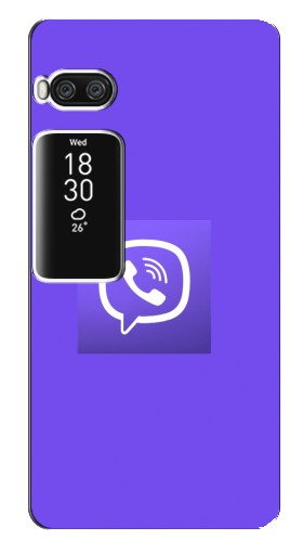 Чехол с картинкой «Лого Viber» для Meizu Pro 7