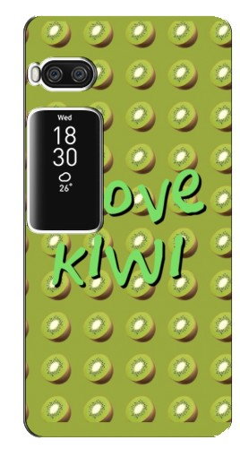 Чехол с картинкой «Love Kiwi» для Meizu Pro 7