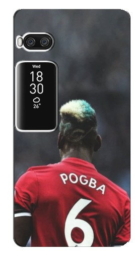 Силиконовый чехол с изображением «Pogba 6» для Meizu Pro 7