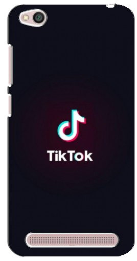 Силиконовый чехол с изображением «TikTok темный» для Xiaomi Redmi 5A