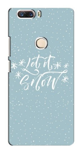 Чехол с печатью «Let it Snow»  для ZTE Nubia Z17