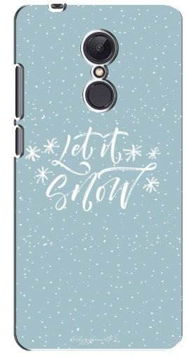 Чехол с принтом «Let it Snow» для Xiaomi Redmi 5 Plus