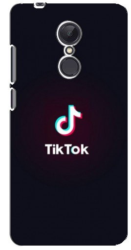 Силиконовый чехол с изображением «TikTok темный» для Xiaomi Redmi 5 Plus