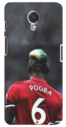 Силиконовый чехол с изображением «Pogba 6» для Meizu M6s