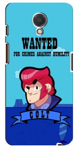 Чехол с печатью «WANTED COLT»  для Meizu M6s