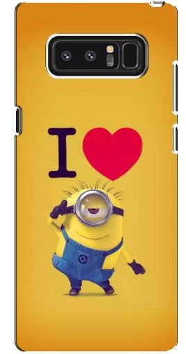 Чехол с печатью «I Love Minion»  для samsung Galaxy Note 8