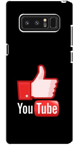 Чехол с печатью «Лайк YouTube»  для samsung Galaxy Note 8