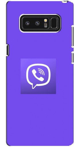 Силиконовый чехол с изображением «Лого Viber» для samsung Galaxy Note 8