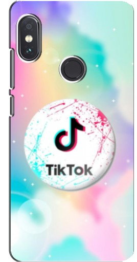 Силиконовый чехол с изображением «TikTok принт» для Xiaomi Redmi Note 5 Pro