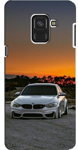 Чехол с печатью «BMW белая»  для Samsung A8, A8 2018, A530F