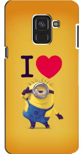 Чехол с принтом «I Love Minion» для Samsung A8, A8 2018, A530F