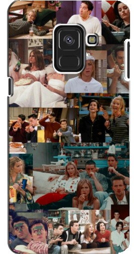 Силиконовый чехол с изображением «Коллаж Друзья » для Samsung A8, A8 2018, A530F