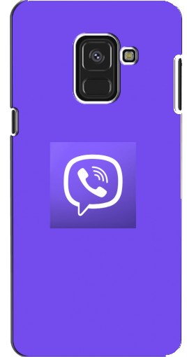 Чехол с картинкой «Лого Viber» для Samsung A8, A8 2018, A530F